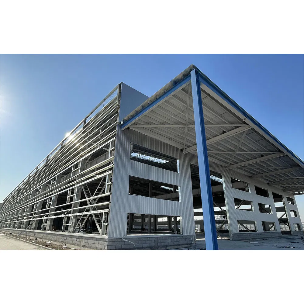 Low Cost Steel Frame Structure Warehouse/Workshop/Office Building/Poultry Farm/Hangar
