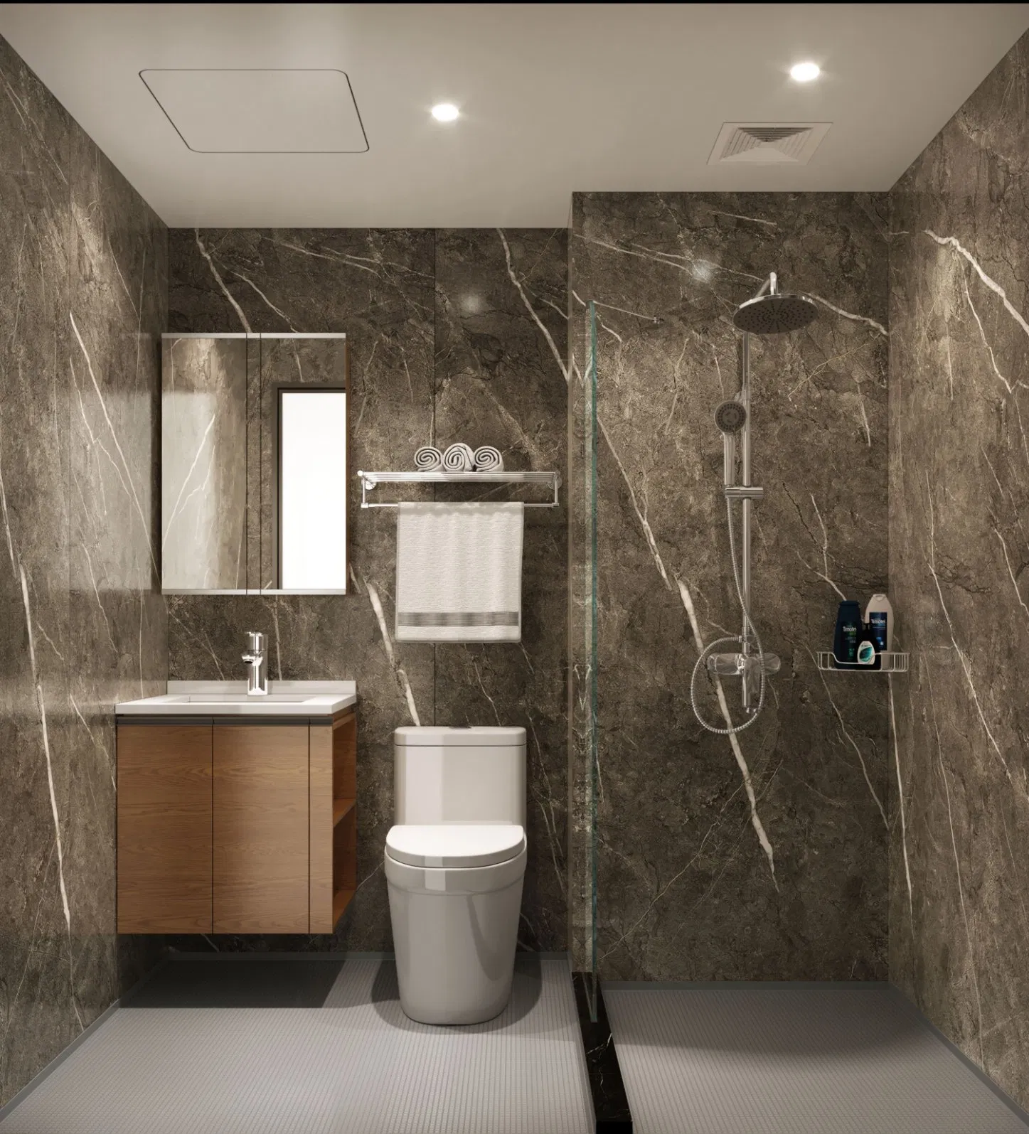 OEM & ODM Available Complete Waterproof No Leakage Risk Unit Bathroom Bathroom Unit Complete Bathroom System Bathroom