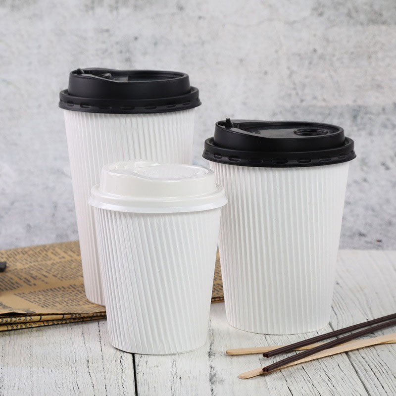 Manufacturers Directly for Custom 7oz 9oz Disposable Thickened Advertising Cup Milk Tea Coffee Double Wall Paper Cup Custom Logo