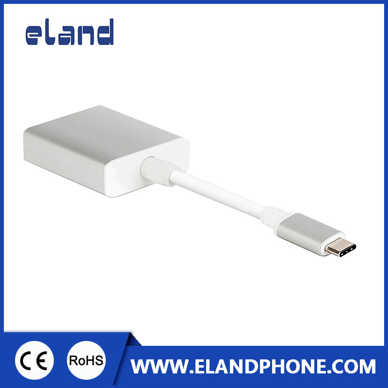 USB C 3.1 Type-C to VGA Conversion Adapter Cable FHD 1080P