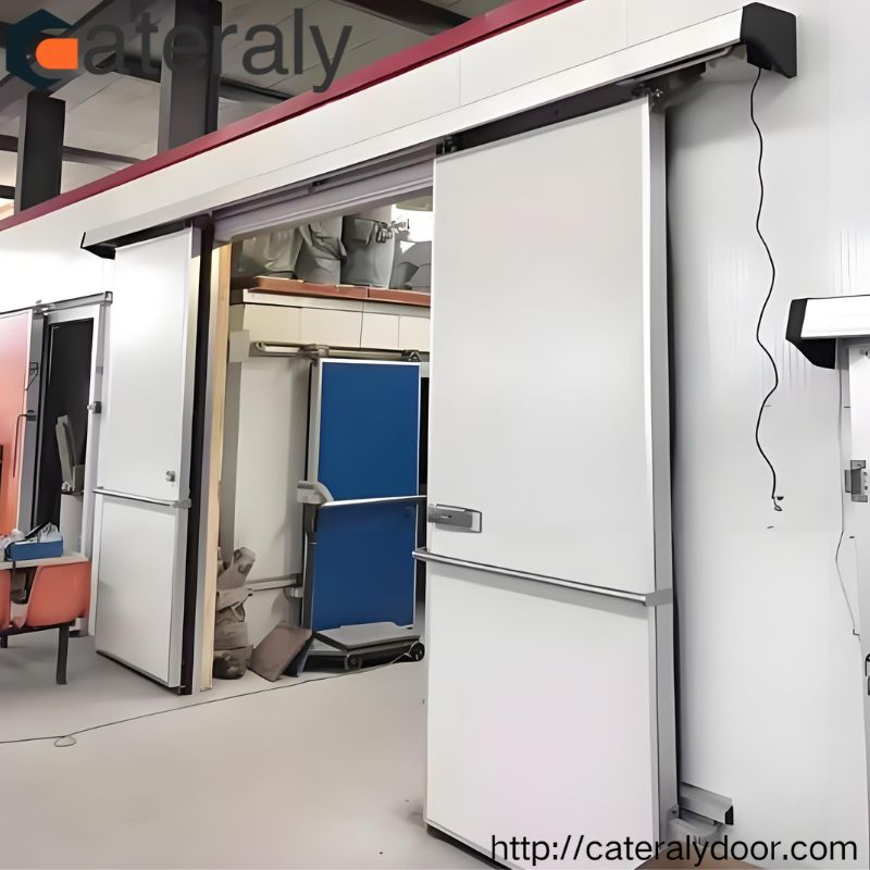 Customizable Sliding Cold Storage Door for Easy Access