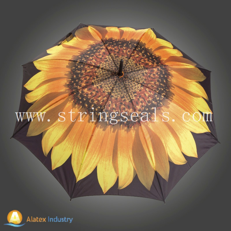 Auto Open Folding Printing Umbrella