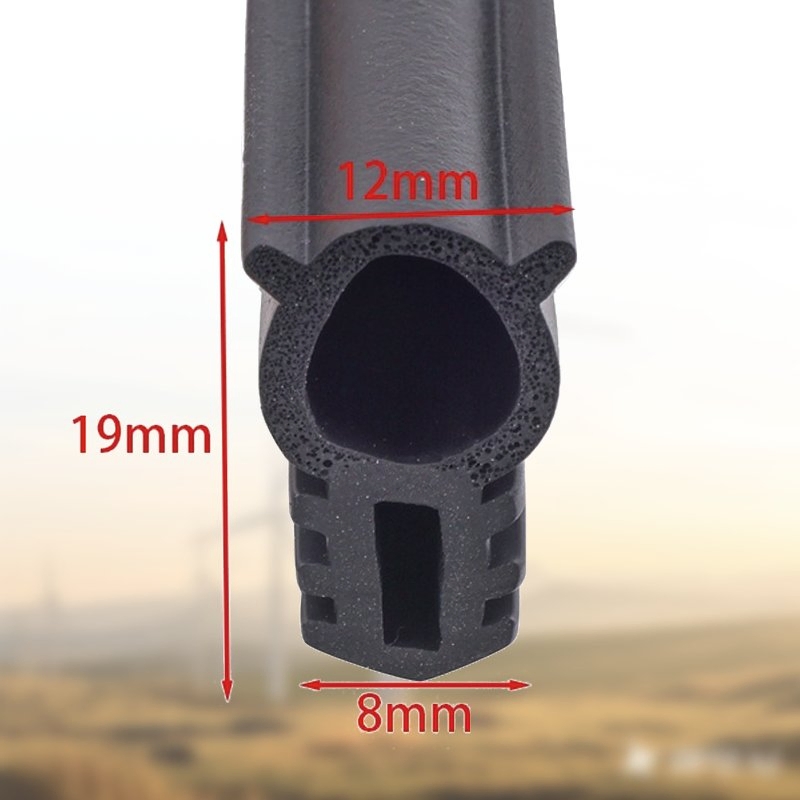 Black EPDM Rubber Strip for Wooden Door and Window Seals