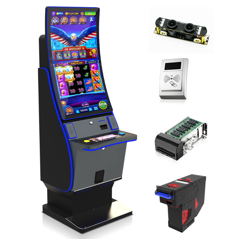 Professional 43 Inch Curved Touch Screen Gaming Customizable Payment Kiosks