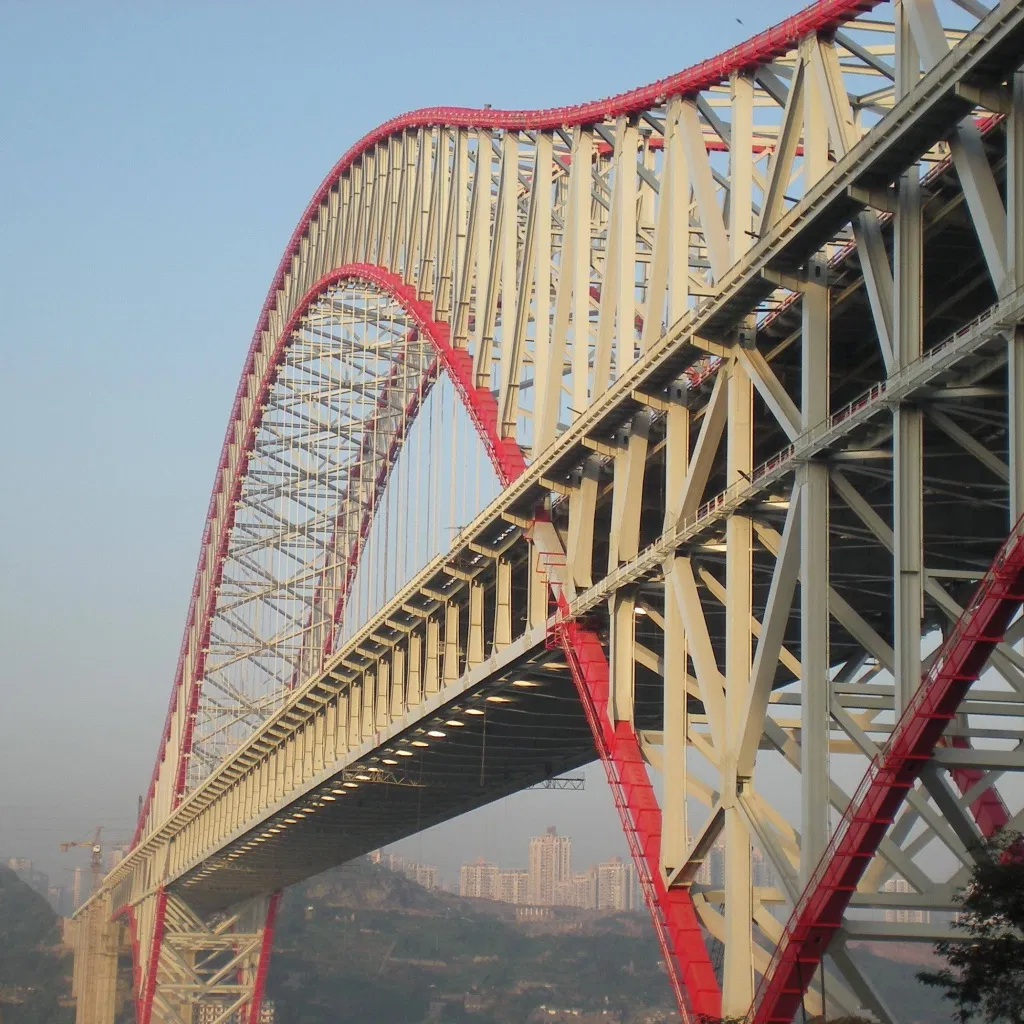 Sleek Steel Structure Bridge Design for Innovative Transportation Solutions, Leading Manufacturer of Steel Structures in China.