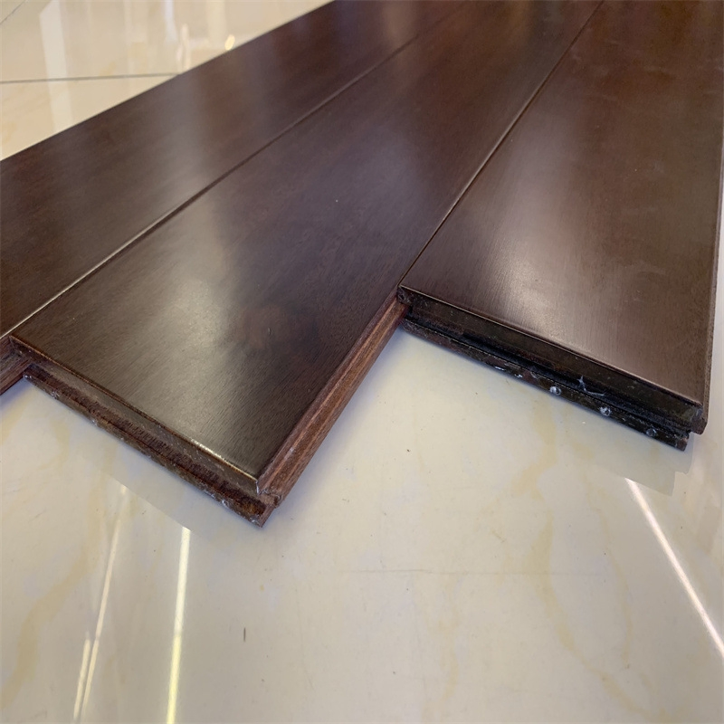 Household Moisture-Proof and Wear-Resistant 18mm Sandalwood Solid Wood Floor 0754