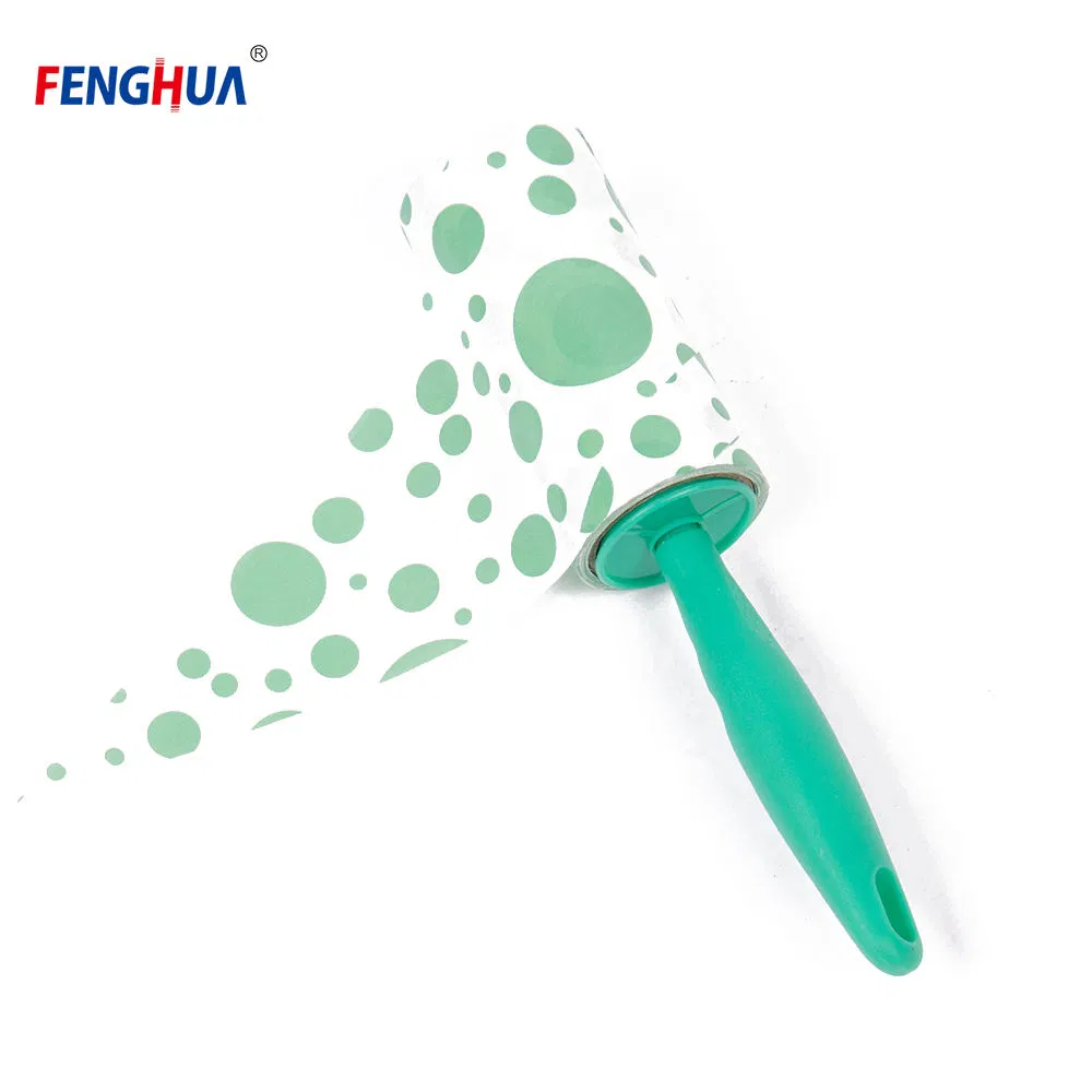 Custom Sticky 30 60 100 Sheets Spiral Tear Paper Cleaning Pet Hair Remover Cloth Dust Bed Furniture Clothes Adhesive Tape Lint Roller