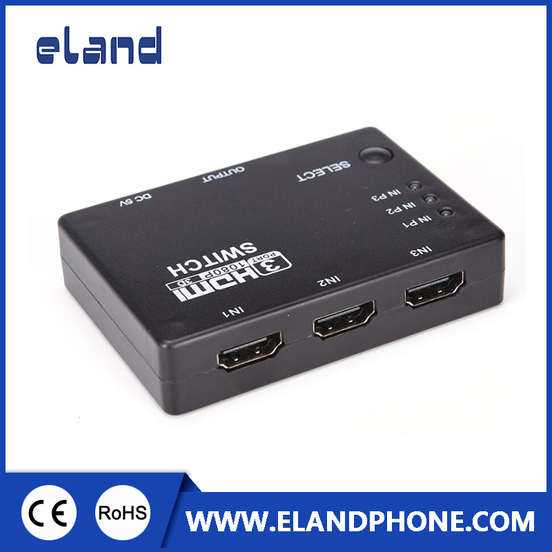 High-Definition 3D HDMI Switch with 3 Ports