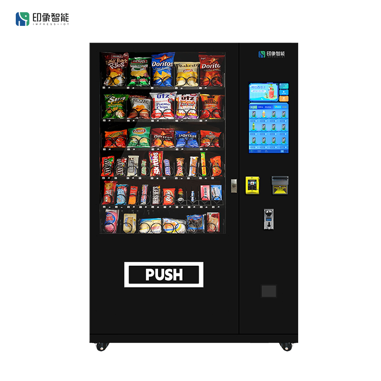 IMT Popular Snack Drink 22 Inches Combo Vending Machine for Foods and Drinks