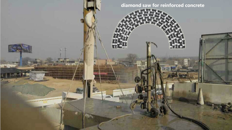 Diamond Saw for Reinforced Concrete