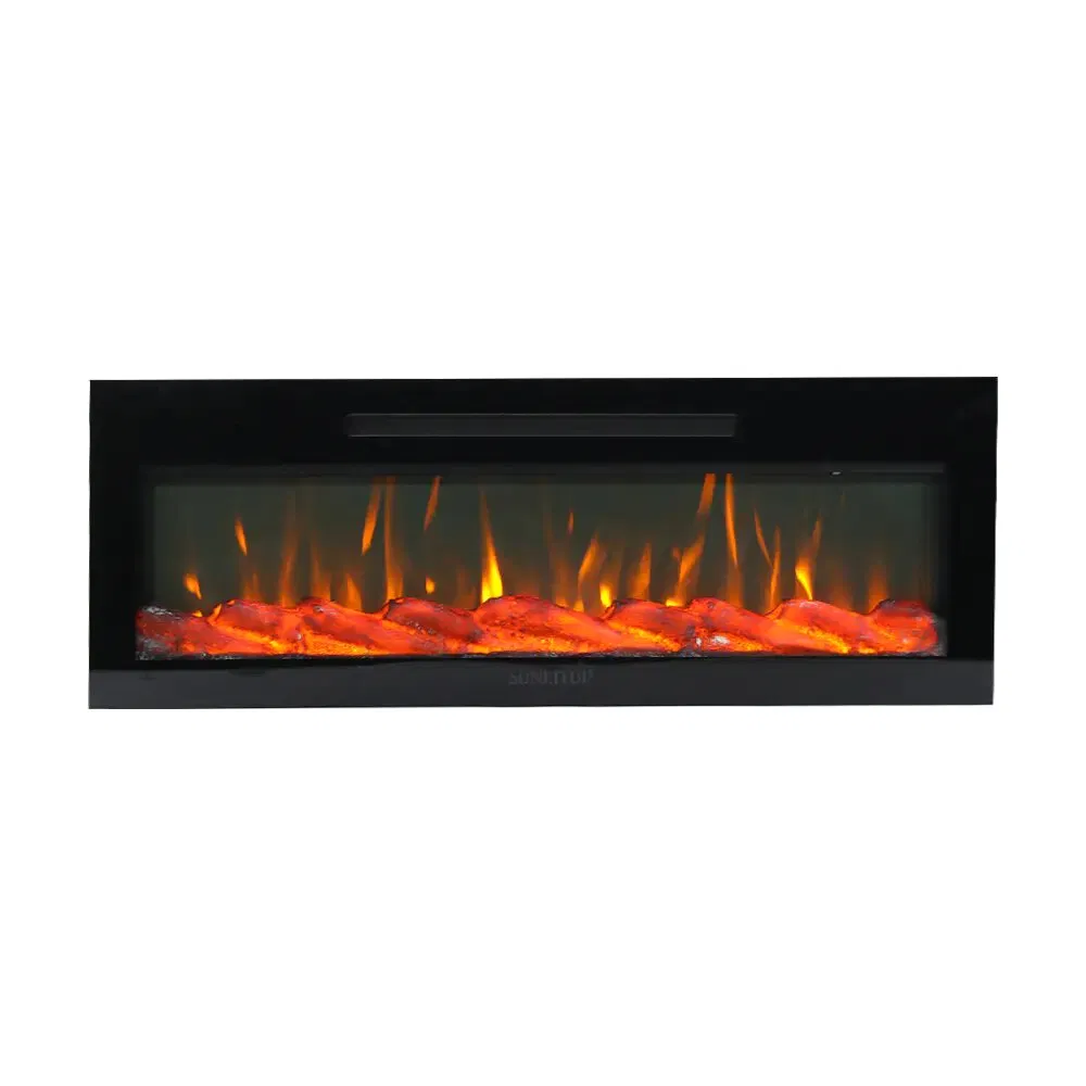 42" Wall Mounted Fireplace Heater Multicolor Flames