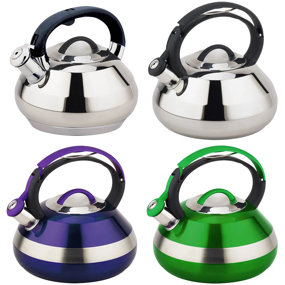 3L/5L Prismatic Welding Body Metal Stainless Steel Whistling Tea Kettle, Czajnik, Czajnik Z Gwizdkiem