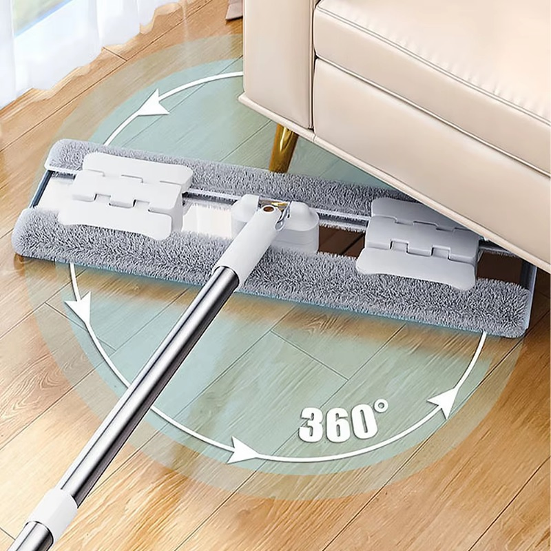 Promotional Factory New Arrivals Professional Microfiber Long Handle Household Items Flat Mop