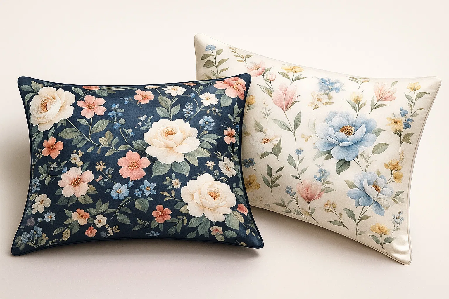 High Quality Satin Pillowcase for Skin Care Soft Breathable Smooth Fabric