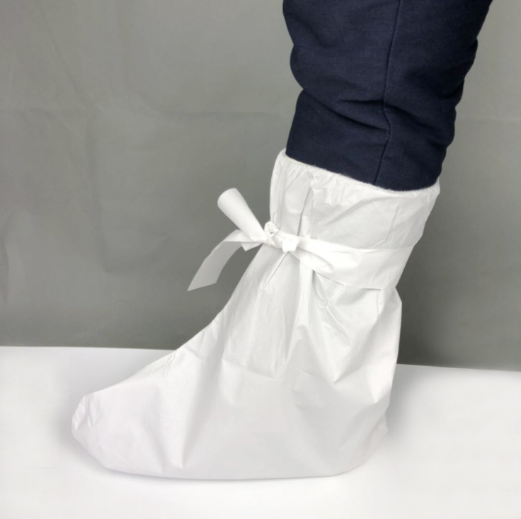 Ly Medical PP Non Woven Hospital Boot Covers with Tie on