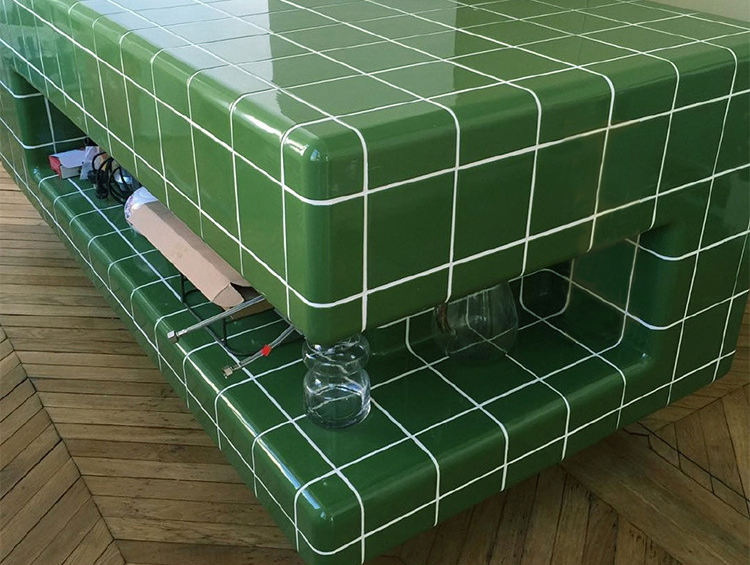 Dark Green Corner Bathroom Tiles Border Tiles Decorative Tile Trims Tile Accessories