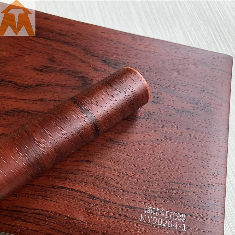 PVC Wooden Grain Laminating Film for Flooring Window Sills