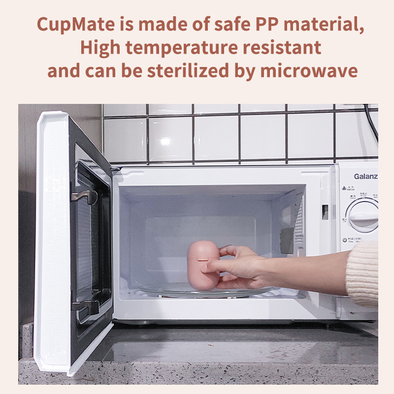 Amazon Suggest Eco-Friendly Mini Sterilization Case Box High Temperature Microwave Heating Menstrual Cup Sterilizer for Clean Menstrual Cup