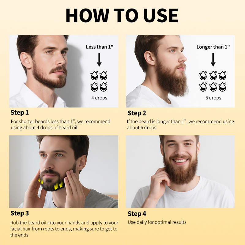 30ml Beard Oil Private Label Original Argan Oil Strengthening Beard Root Grooming Serum Oil for Men