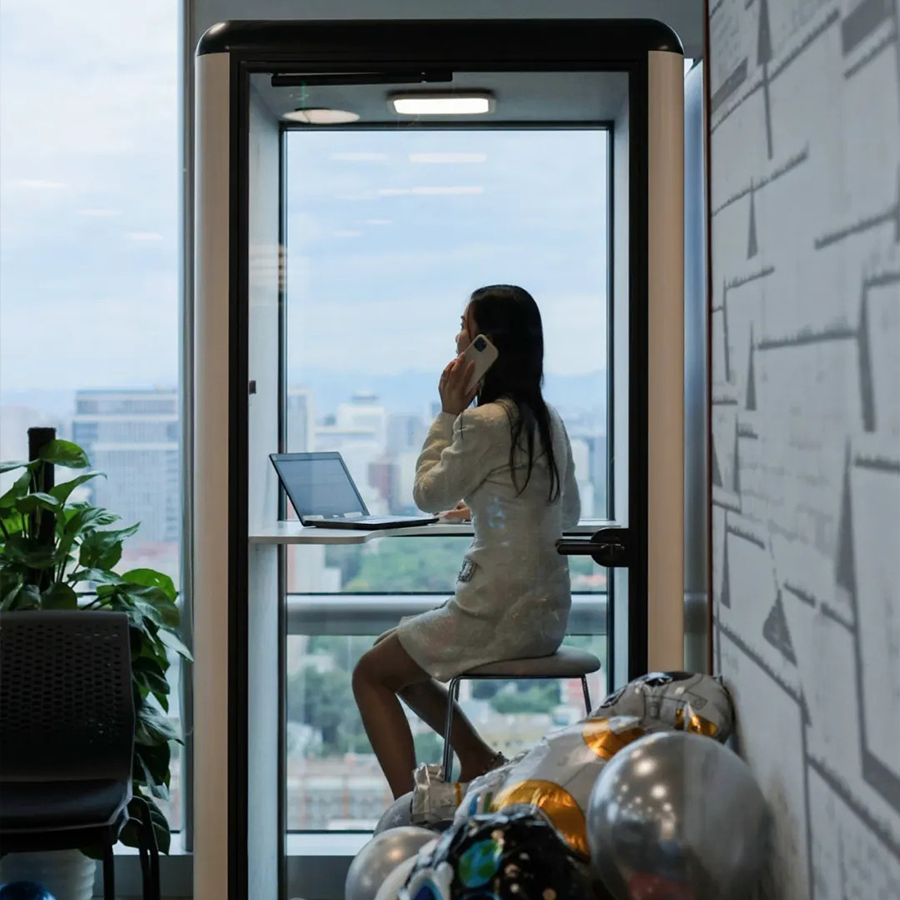 Customize Fireproof Office Phone Booth Living Room Soundproof Bedroom with Factory Price