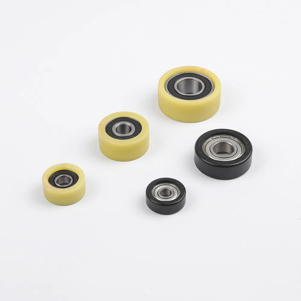 Best Seller Heavy Duty Injection Molded Silicone Rubber PU Polyurethane Wheel with Bearings