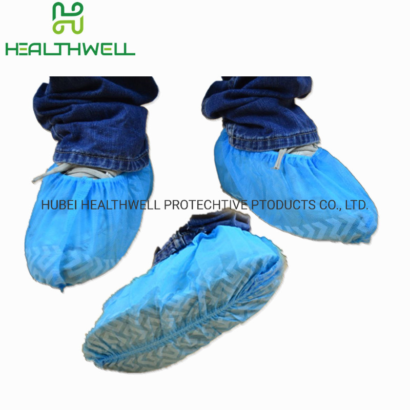 Wholesale Manufacturer Foot Shoe Covers Disposable Non Woven Fabric Non Slip Boot Covers Non Woven Shoe Covers