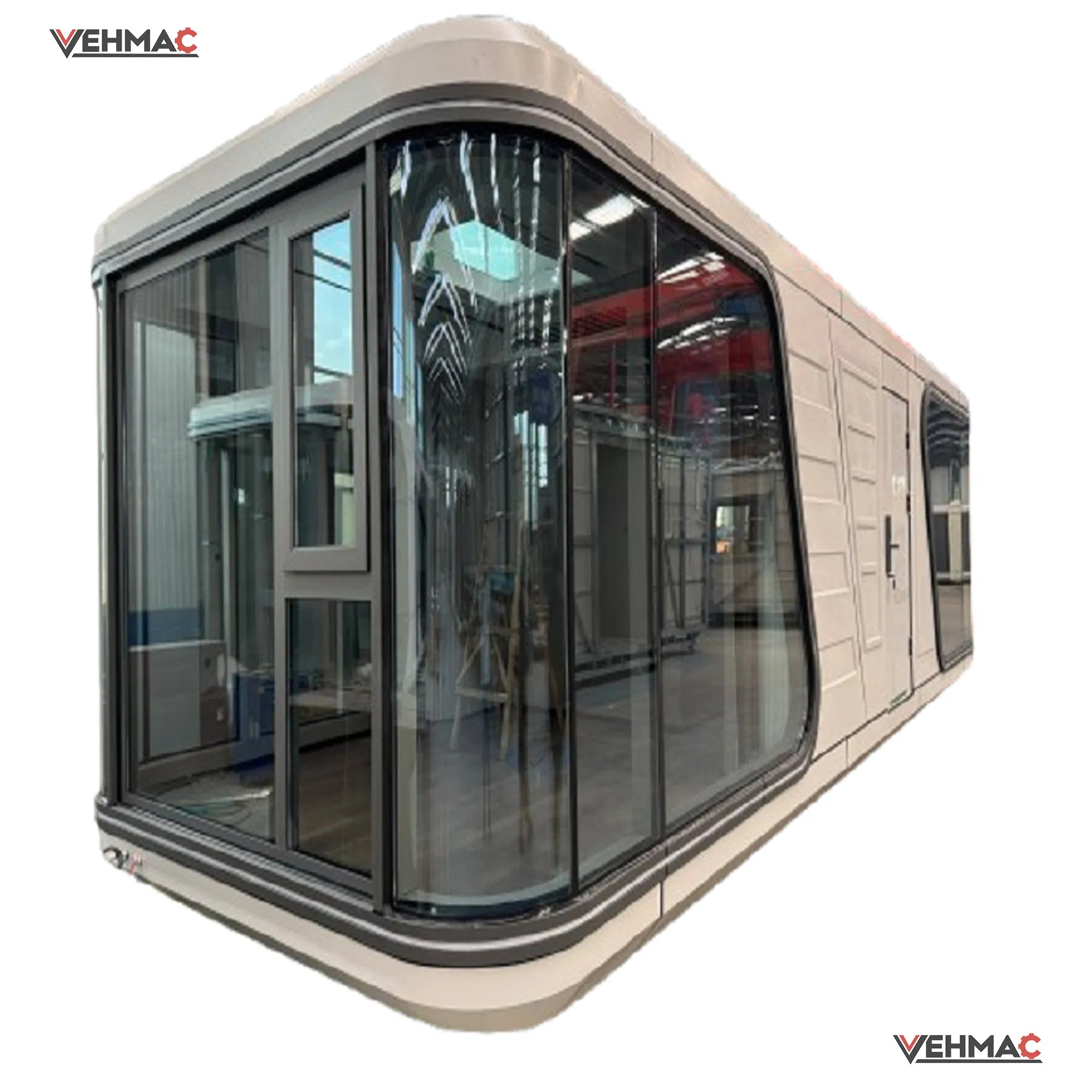 Customized Mobile Tiny House Modern Vacation Hotel Space Capsule with Double Bed for Sale