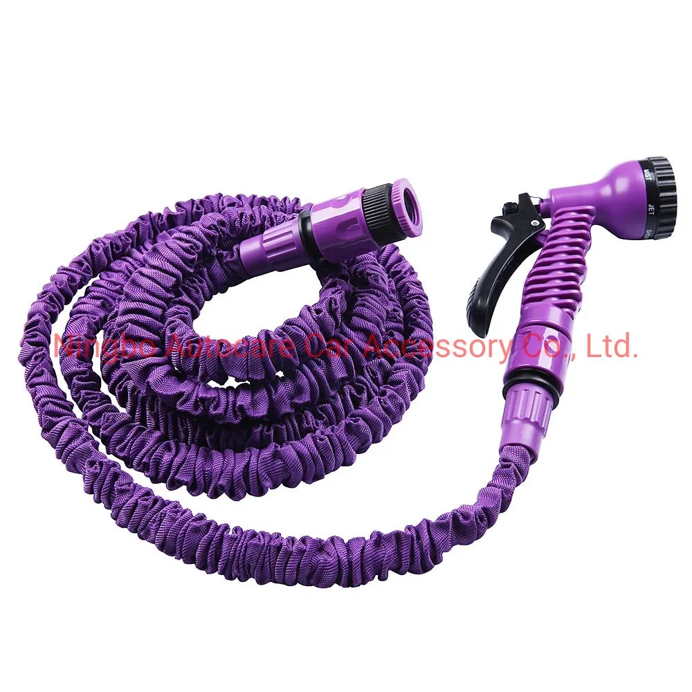 Expandable Magic Hose Intractable Garden Hose with Spray Nozzle and Durable 3 Layers Latex Expandable Magic Hose