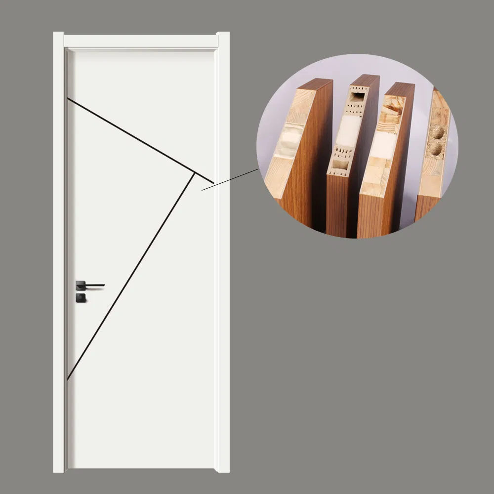 Огнестойкая шумоизоляционная дверь WPC для отелей и квартир