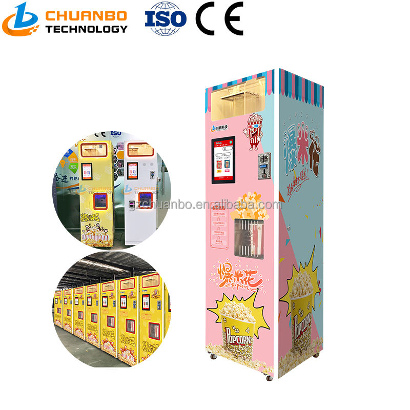 Industrial Electric Popcorn Machine Price Commercial Vending Machine Automatic Popcorn