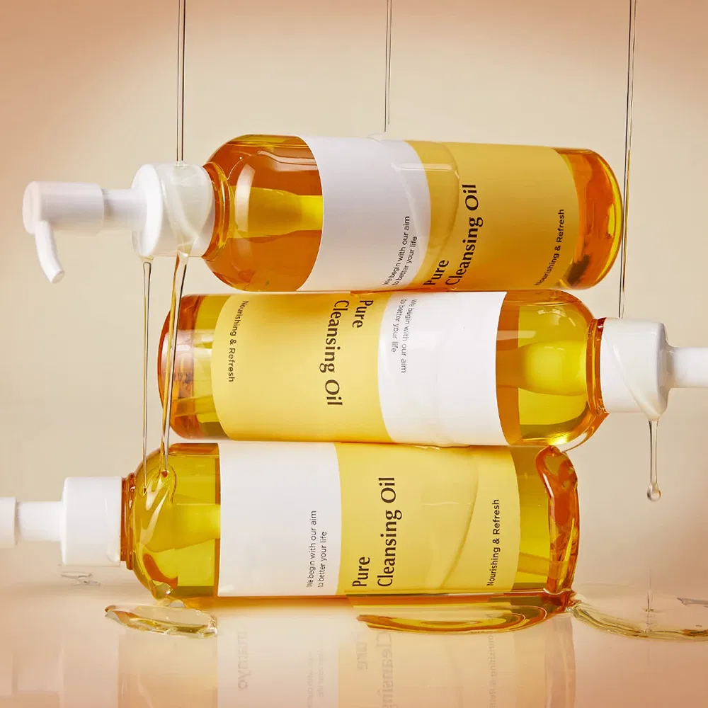 Private Label Facial Cleansing Oil Blackhead Pore Cleanser Daily Makeup Removal Argan Oil Korean Pure Cleansing Oil