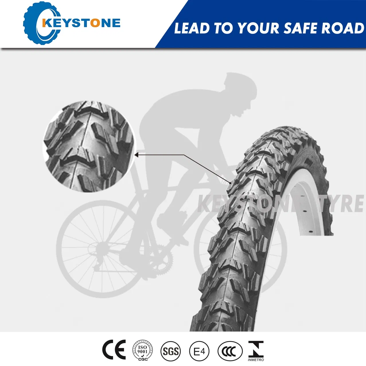 Горная велопокрышка MTB 26x2.30/2.35 Super Quality