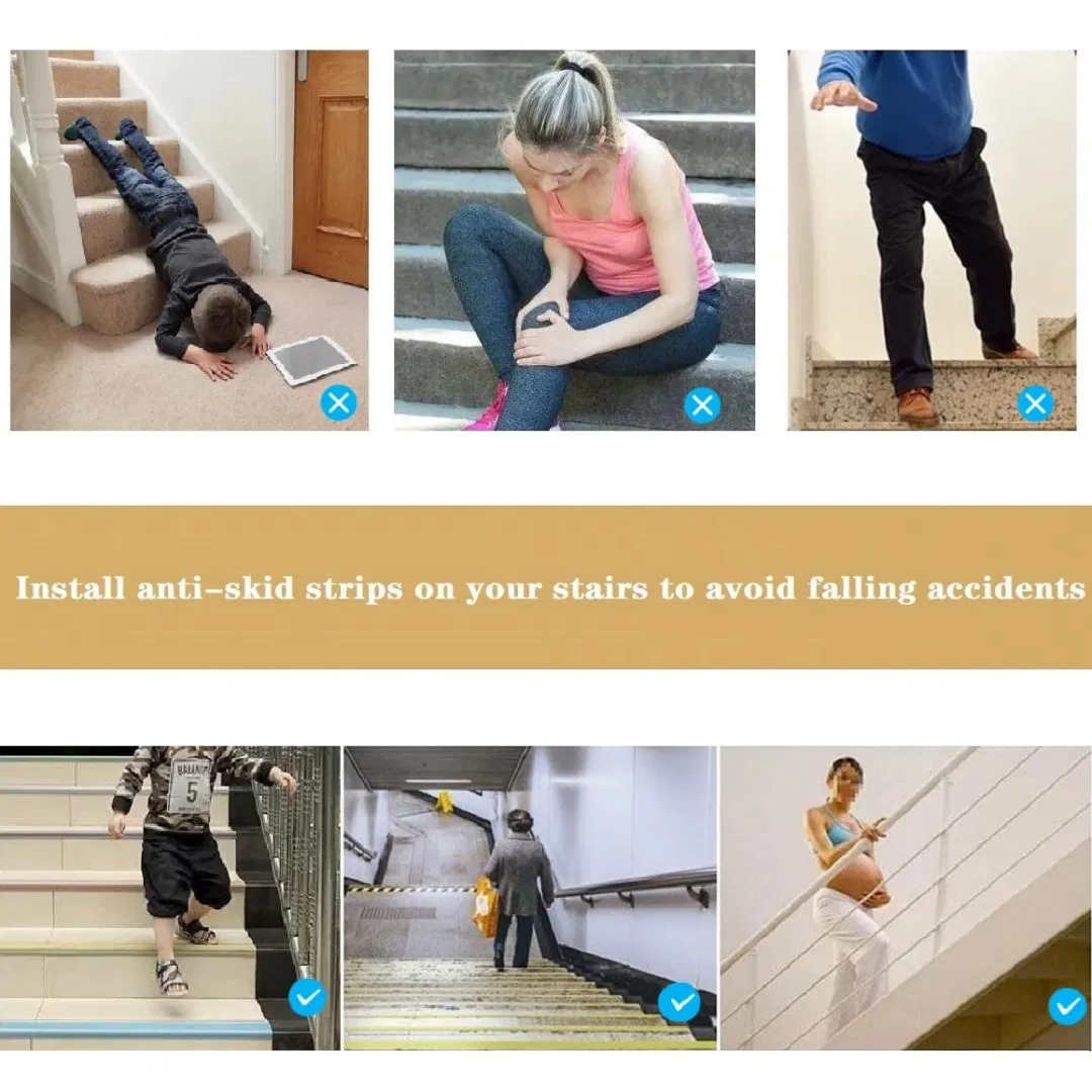 Rubber Safety Stair Tread Nosing Non-Slip Stair Nosing Protector
