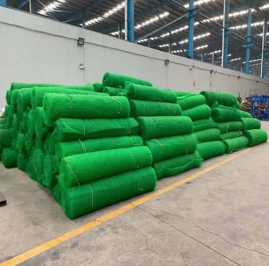 High Quality 3D Erosion Control Landscape Greening Grass Plastic Mat Geomat for Slope Greening Protection