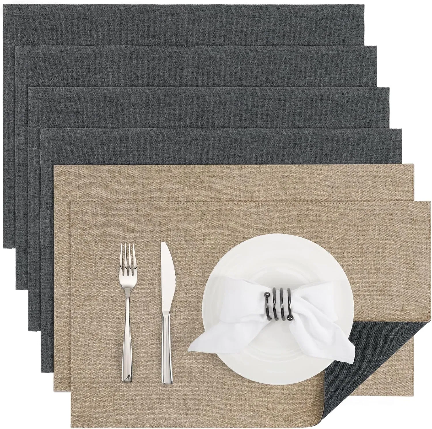 OEM Double-Sided Luxury Rectangular Dish Mat Place Mats for Restaurant Hotel