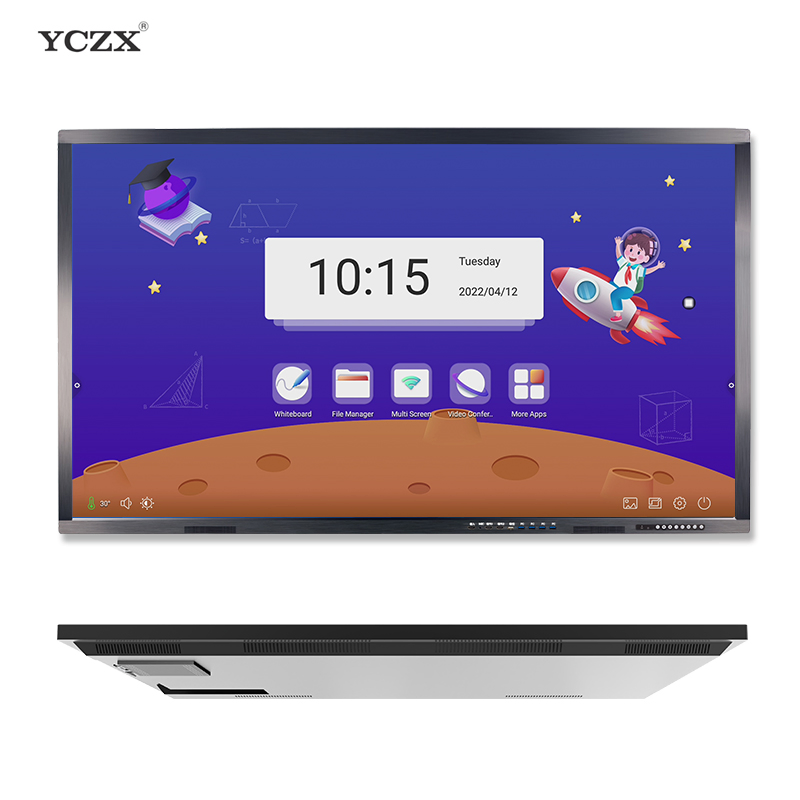 Floor Stand Interactive Touch Screen Smart Board LCD for School Teaching