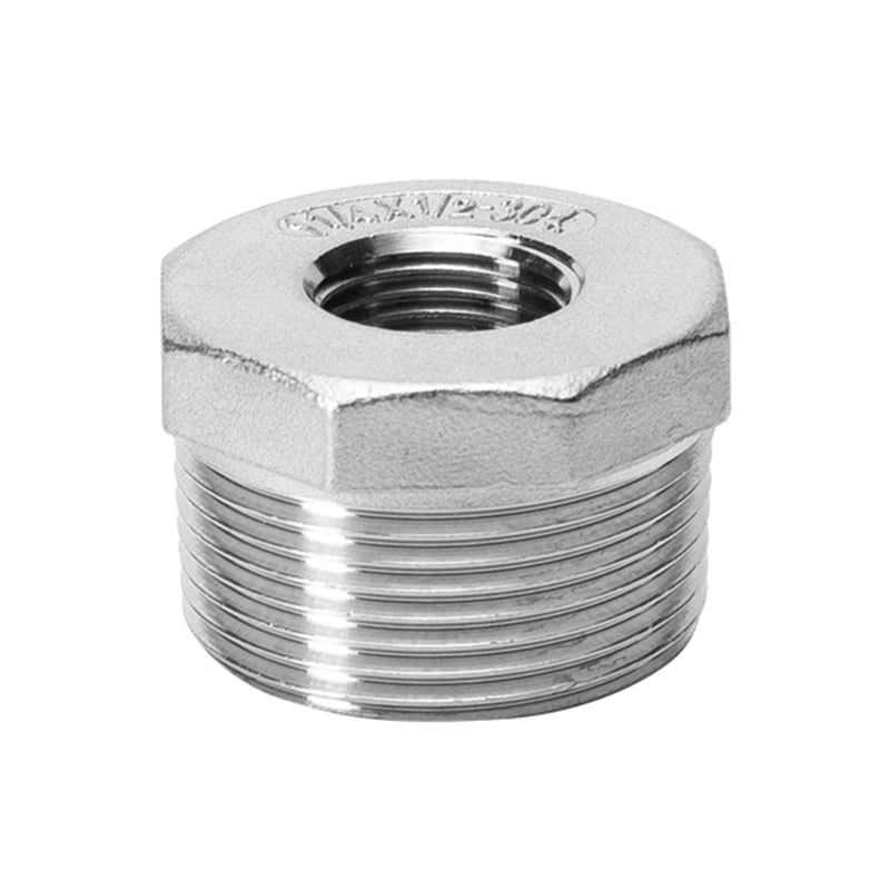 Factory Wholesale Stainless Steel Pipe Fittings SS304 SS316 Reducer Hexagon Bushing