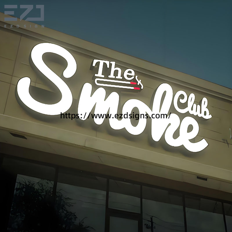 Dispensary Vapor C-B-D Tobaco Shop Sign for Outdoor Store Front Advertising