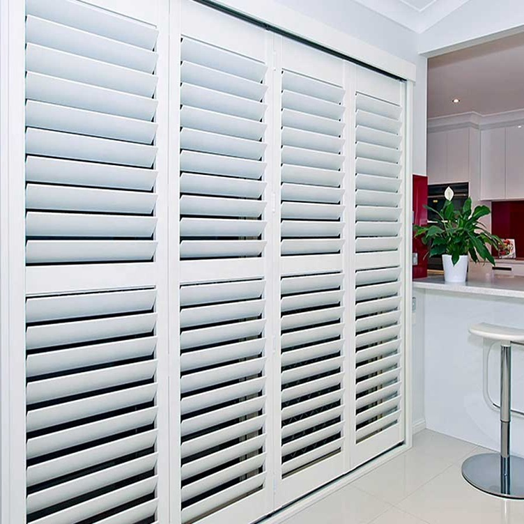 Elegant Vertical PVC Window Shutters for Contemporary Homes