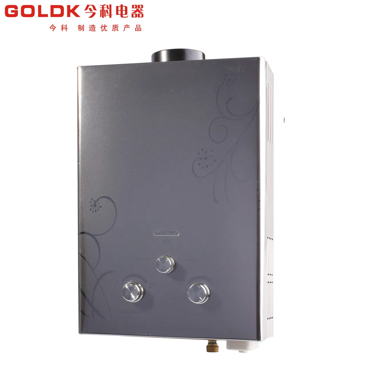 Goldk Flue Type Glass Panel Gas Water Heater 6-16 Liter Jsd-S601/Gk-Gwh-102