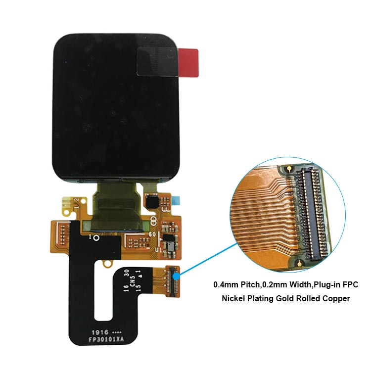 OLED-дисплей 1.78 дюйма с сенсором для умных часов