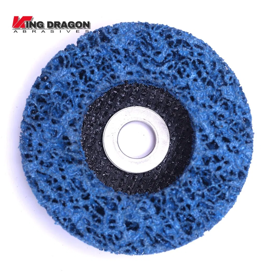 7" 180mm Clean Strip T27 T29 Flat Assorted Hardware Tools Anti-Clogging for Polishing, Derusting, Deburring Strip Disc Grinding Wheel