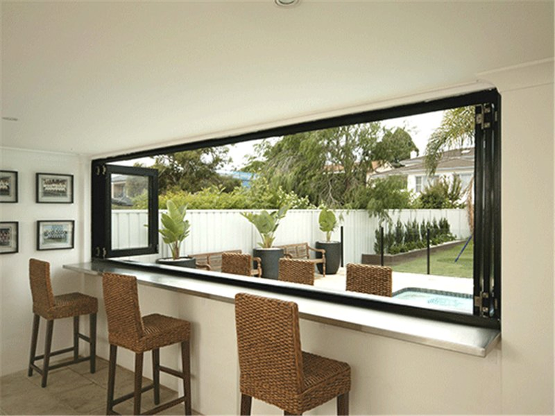 Australia Standard Fold Aluminium Double Glazing Windows