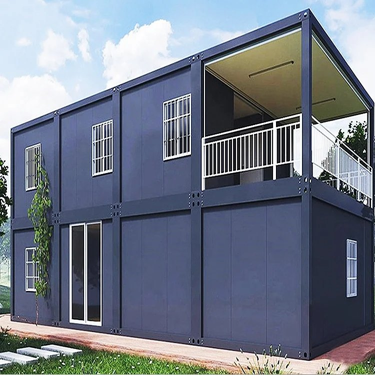 Fast Build Transportable Prefab House Tiny Container Prefab Home Office Modular Detachable Mobile Container House 20FT 40FT Customized Design Modern Hotel
