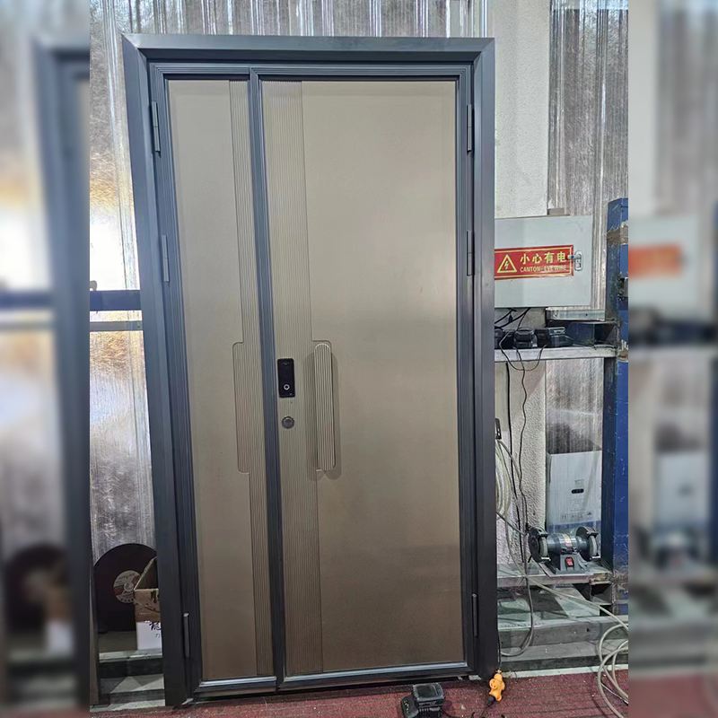 Iron Entry Double Single Front Entrance Security Exterior Steel Bedroom Swing Wood Safety Stainless Standard Non Fiberglass PVC UPVC Dete Aluminum Door