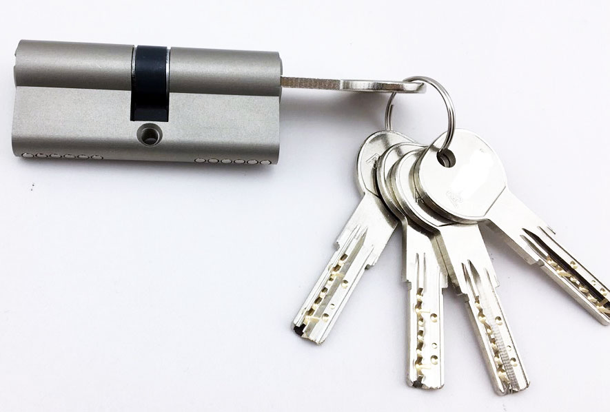 Hight Security Safety Brass Cylinder Sliver Double-Side Opening