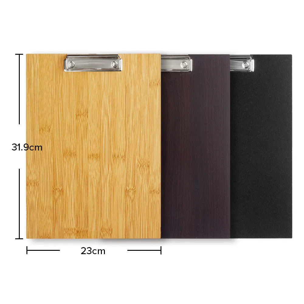 Customized Logo Wood Menu Clipboard for Restaurant Advertising Menu Display Board Holder
