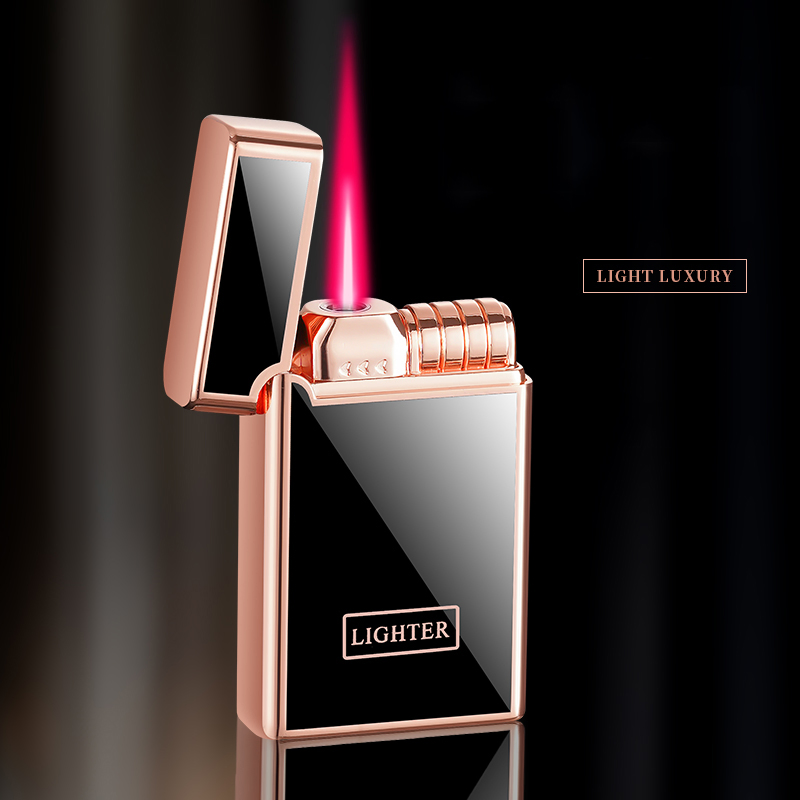 Simple and Luxurious Windproof Alloy Lighter and Cigarette Lighter