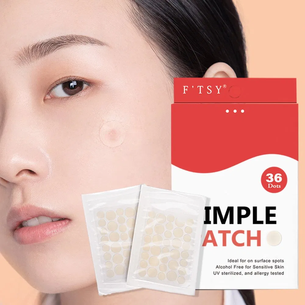 Private Label Natural Acne Treatment Pimple Patches with Tea Tree for Face
