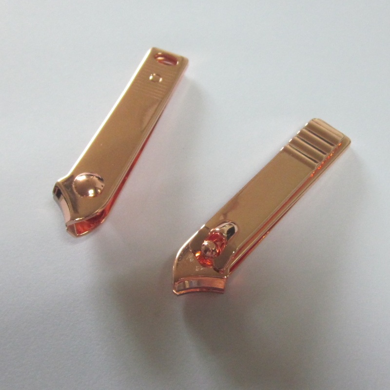 Side Cutting Nail Cutter with Rose Gold Plating